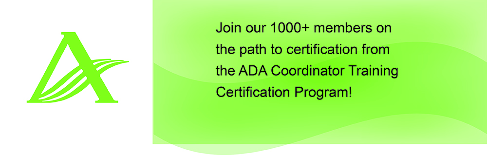 ADA Coordinator Training Certification Program (ACTCP) - Great ...